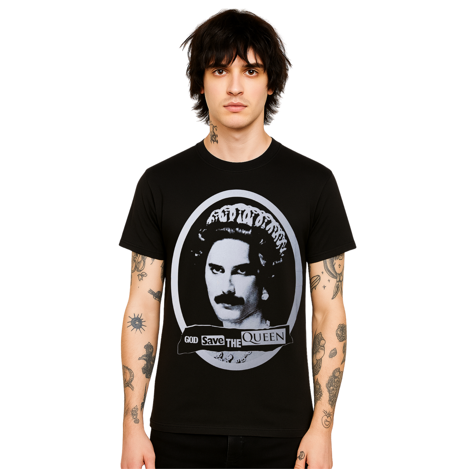 Freddie Mercury God Save The Queen T-Shirt