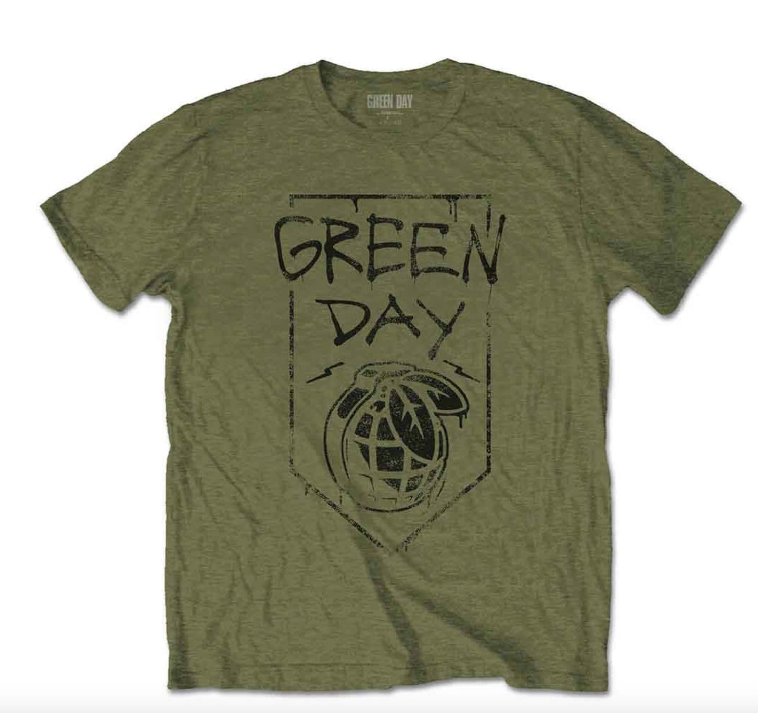 GREEN DAY Khaki Unisex T-shirt
