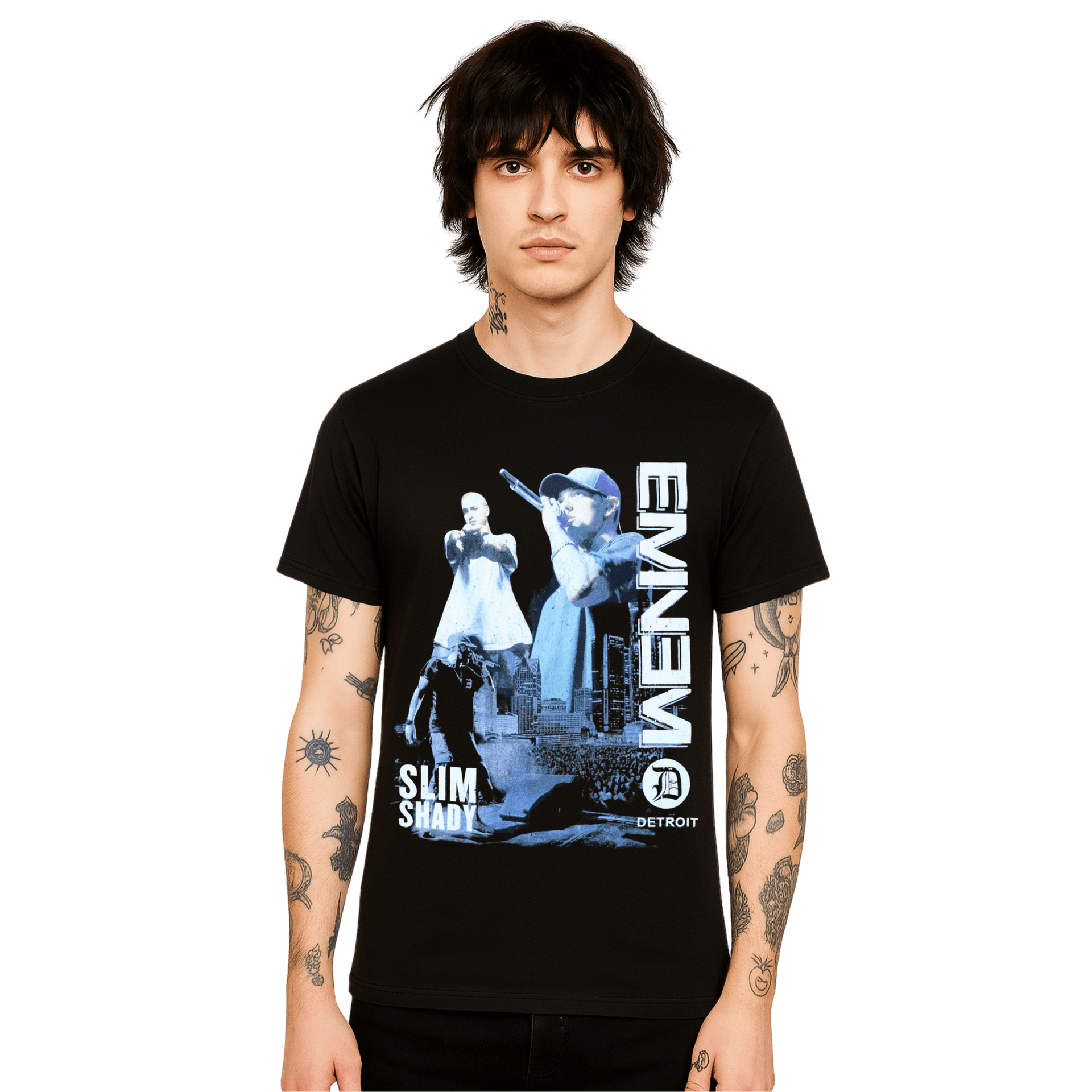 Eminem Slim Shady Tシャツ Mサイズ グレー Vintage Eminem “Slim Shady” Shirt Promo Bootleg Rap Tee