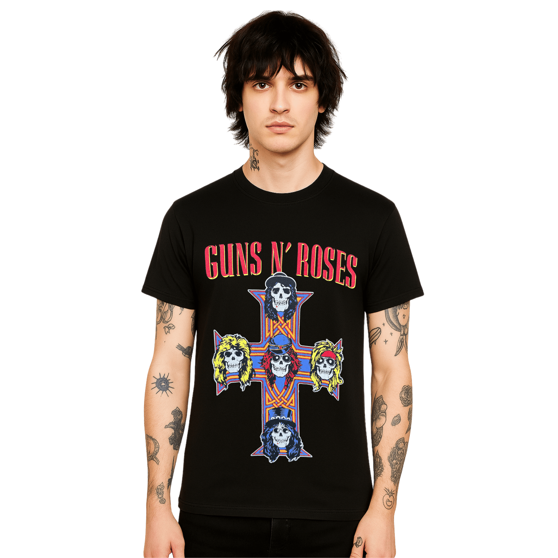 Guns N' Roses Vintage Cross T-shirt - 20Guns N' Roses Vintage Cross T-shirt