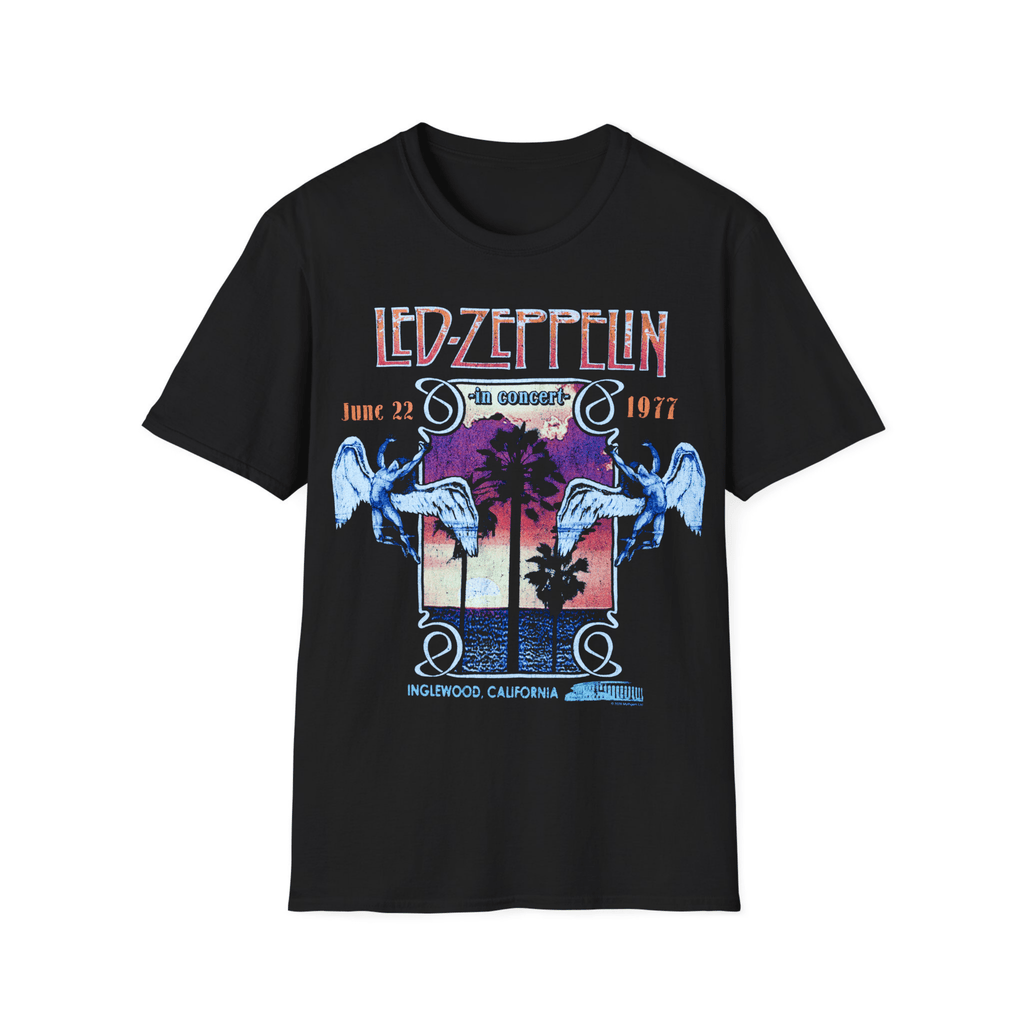 Led Zeppelin Inglewood California Tour T-Shirt - 20Led Zeppelin Inglewood California Tour T-Shirt