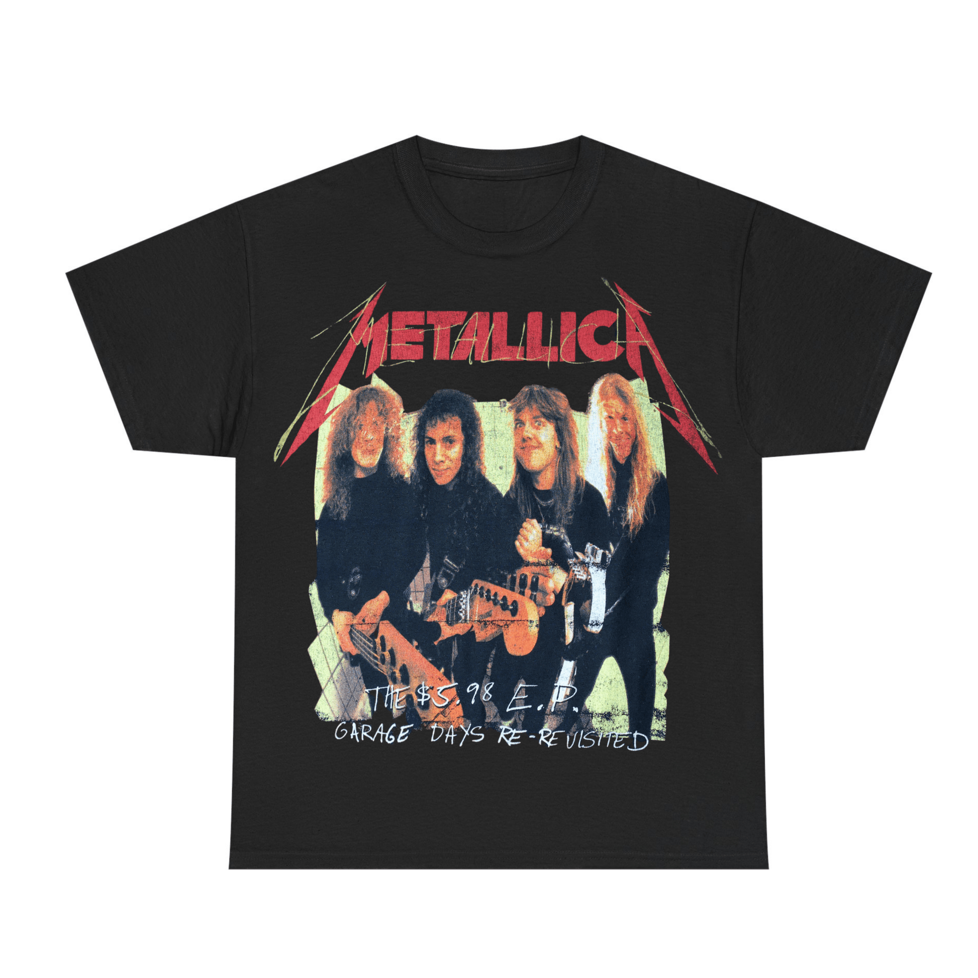 Metallica Garage Days Front & Back Print T-Shirt - 20Metallica Garage Days Front & Back Print T-Shirt