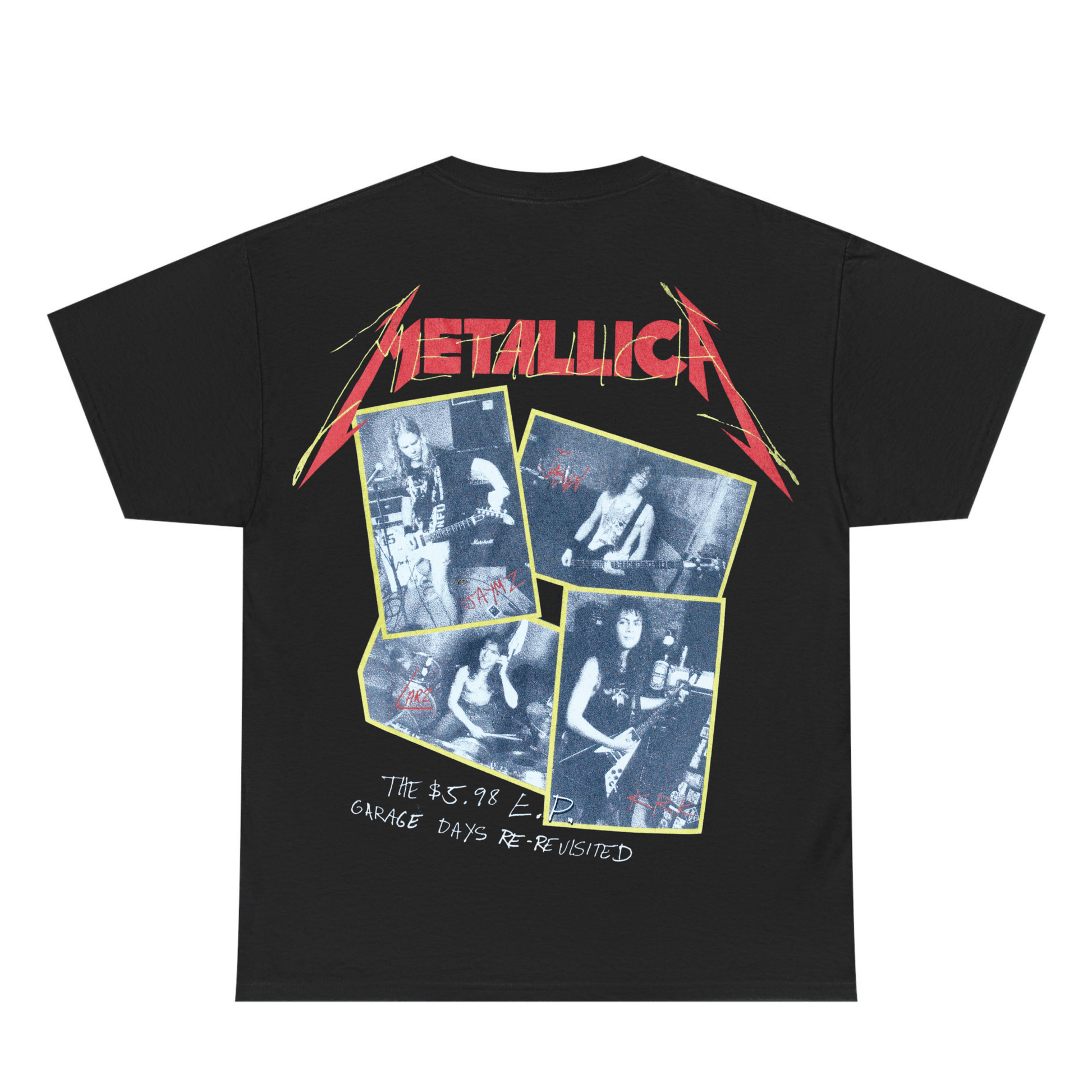 Metallica Garage Days Front & Back Print T-Shirt - 20Metallica Garage Days Front & Back Print T-Shirt