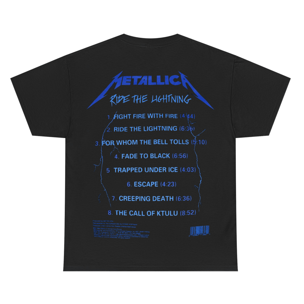 Metallica Ride The Lightning T-Shirt - 20Metallica Ride The Lightning T-Shirt