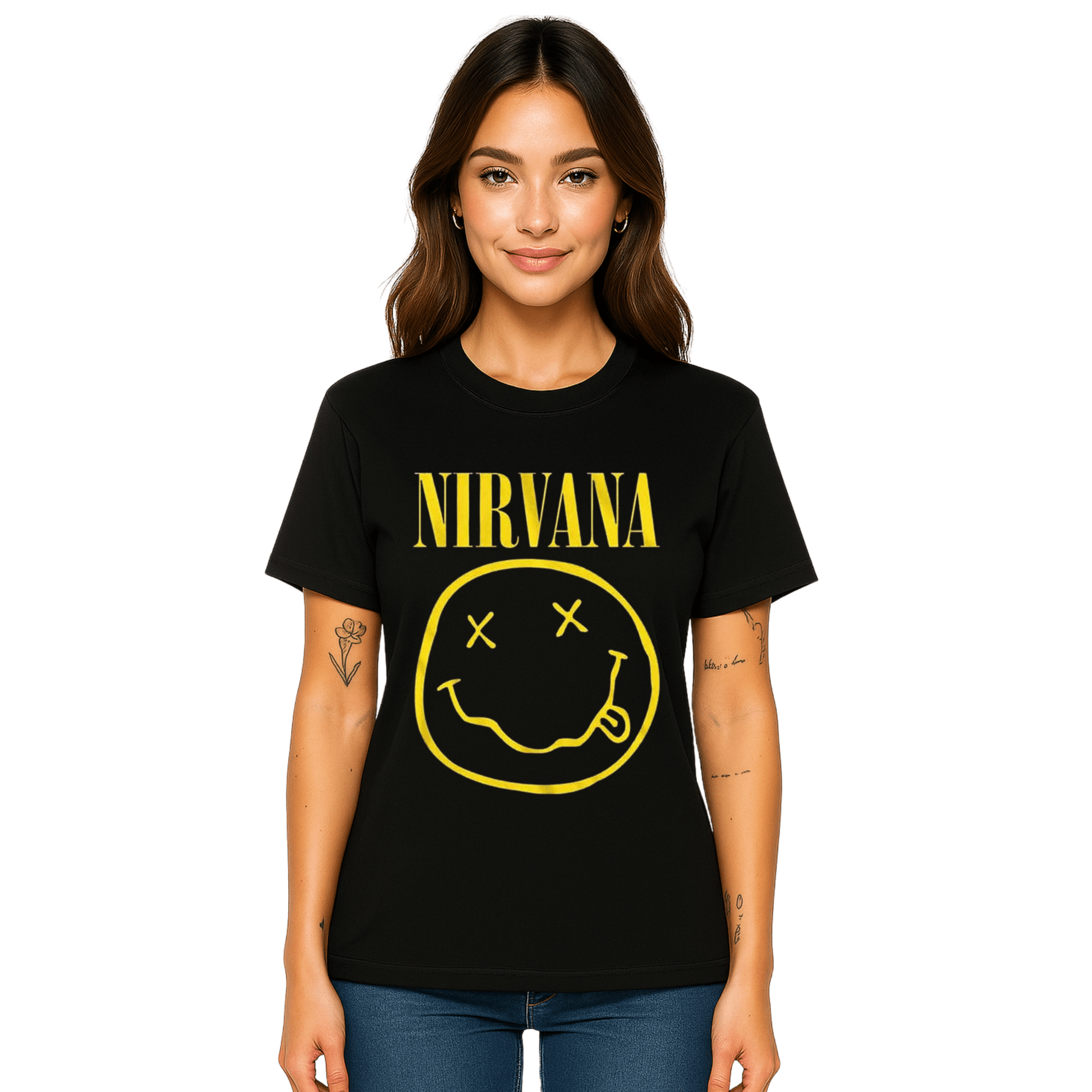 Nirvana Smiley Logo T-Shirt - 20Nirvana Smiley Logo T-Shirt