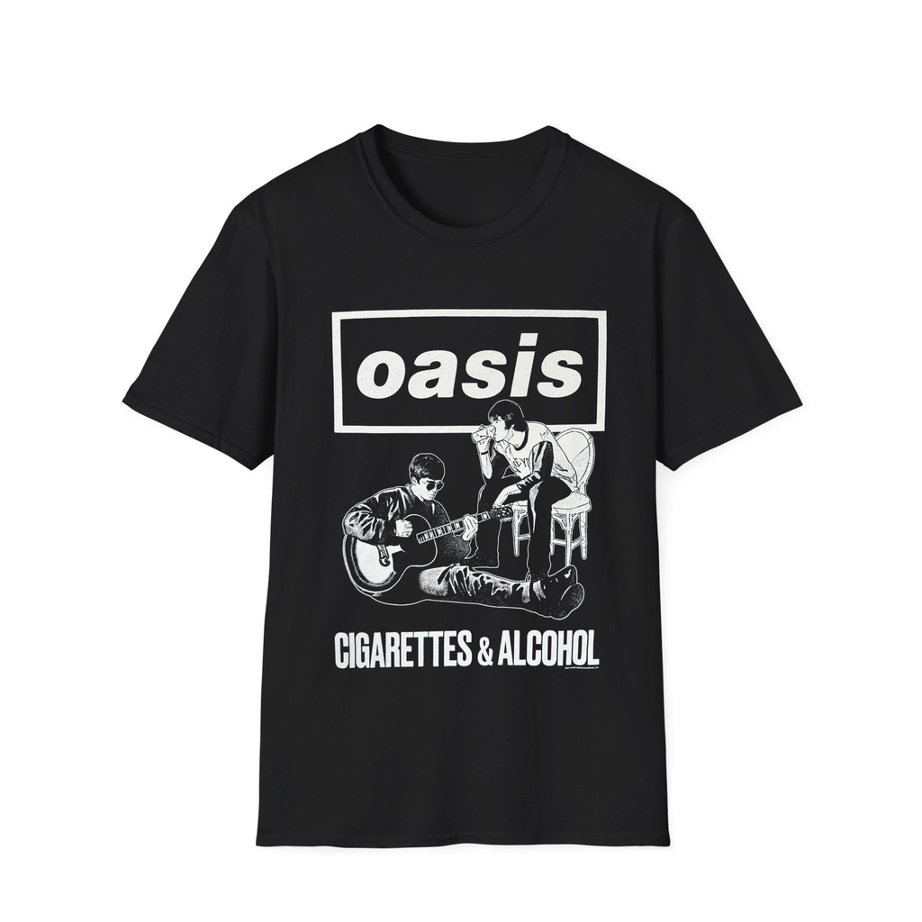 Oasis Cigarettes & Alcohol T-Shirt - 20Oasis Cigarettes & Alcohol T-Shirt