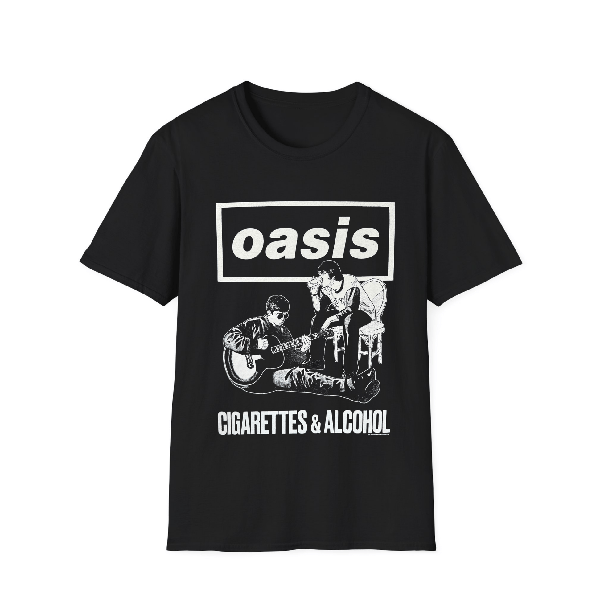 Oasis Cigarettes & Alcohol T-Shirt - 20Oasis Cigarettes & Alcohol T-Shirt