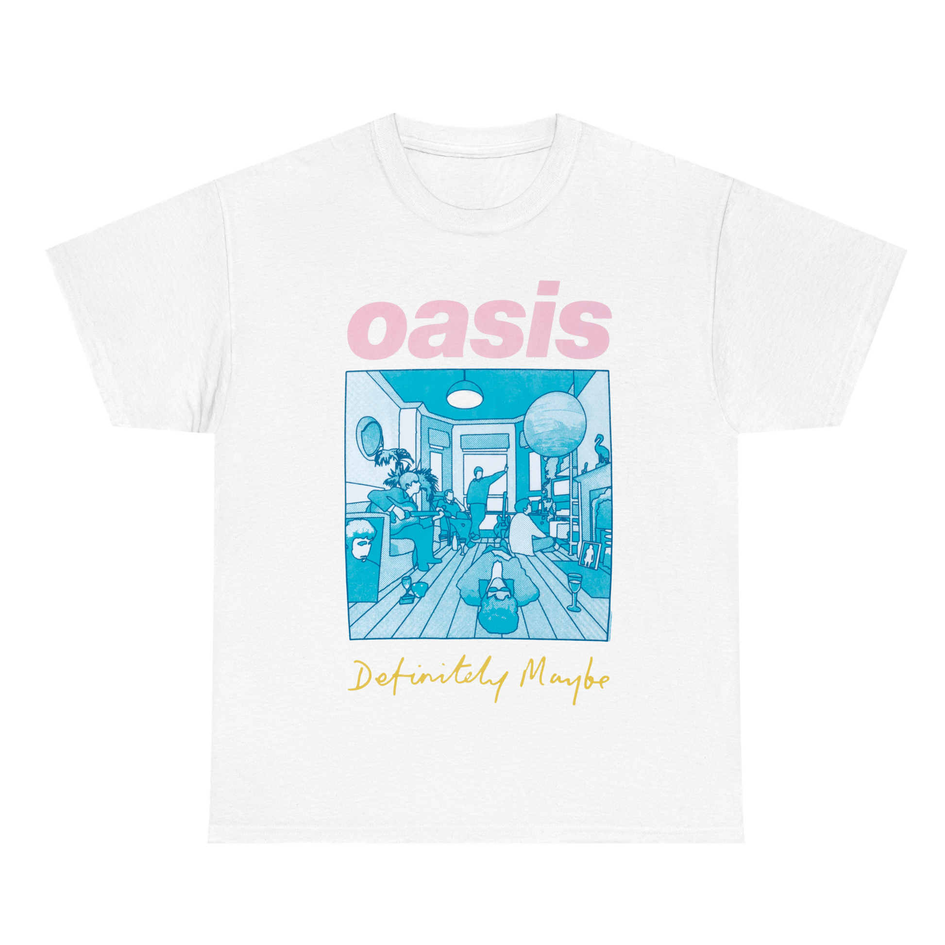Oasis Definitely Maybe Colour T-Shirt - 20Oasis Definitely Maybe Colour T-Shirt