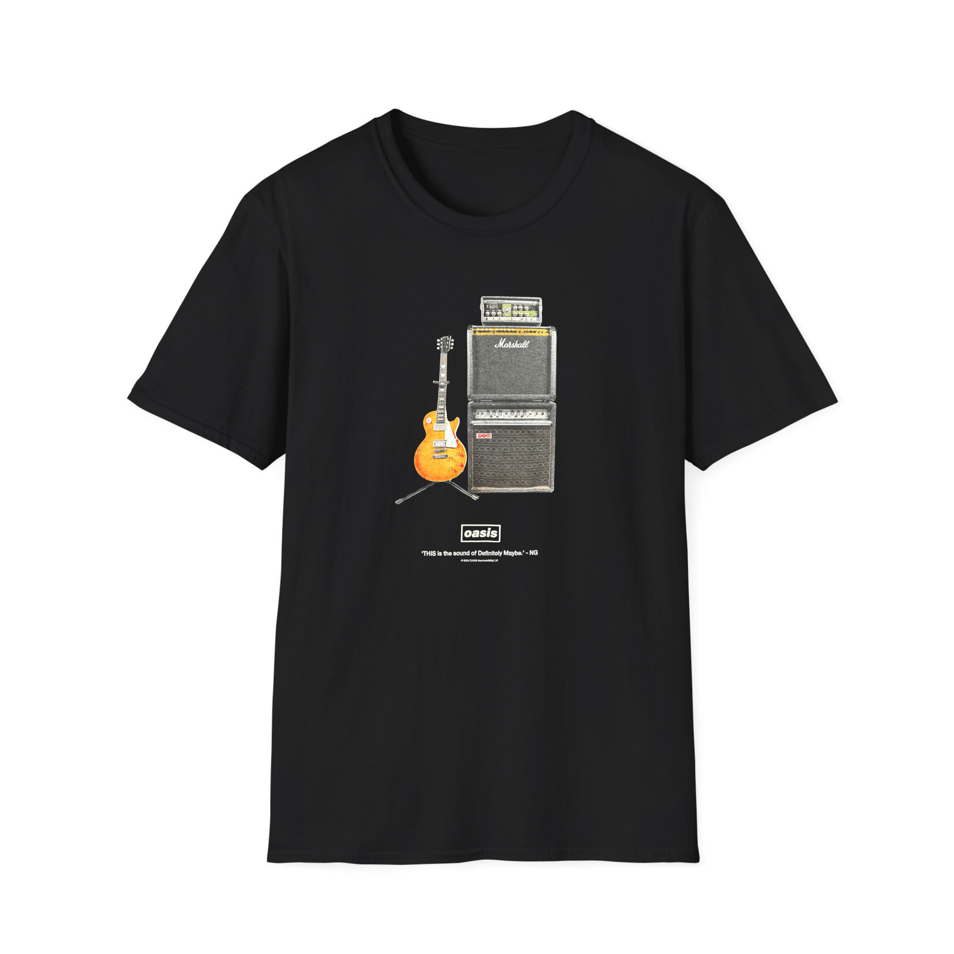Oasis Guitar T-Shirt - 20Oasis Guitar T-Shirt