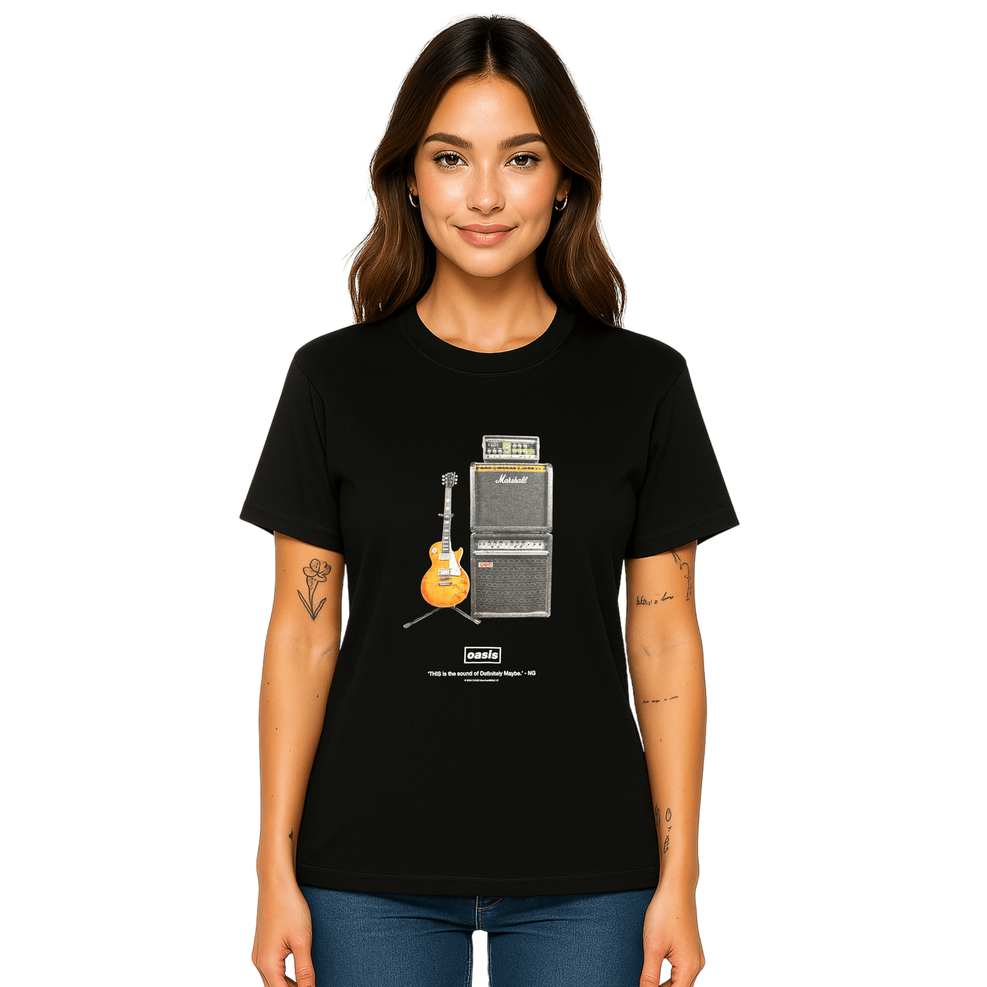 Oasis Guitar T-Shirt - 20Oasis Guitar T-Shirt