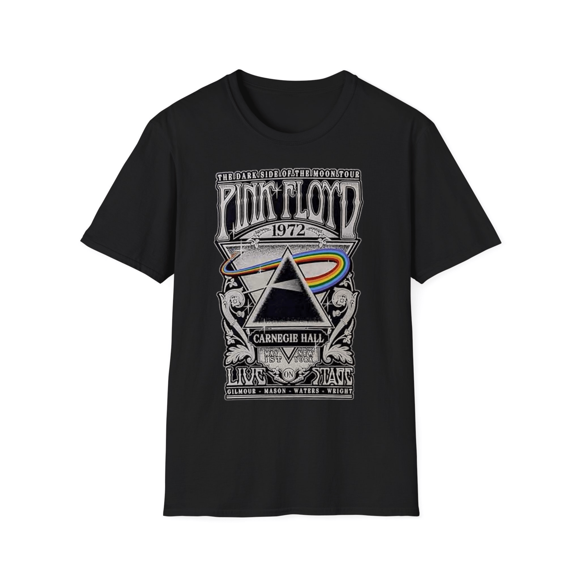 Pink Floyd Dark Side Of The Moon Carnegie Hall 1972 T-Shirt - 20Pink Floyd Dark Side Of The Moon Carnegie Hall 1972 T-Shirt