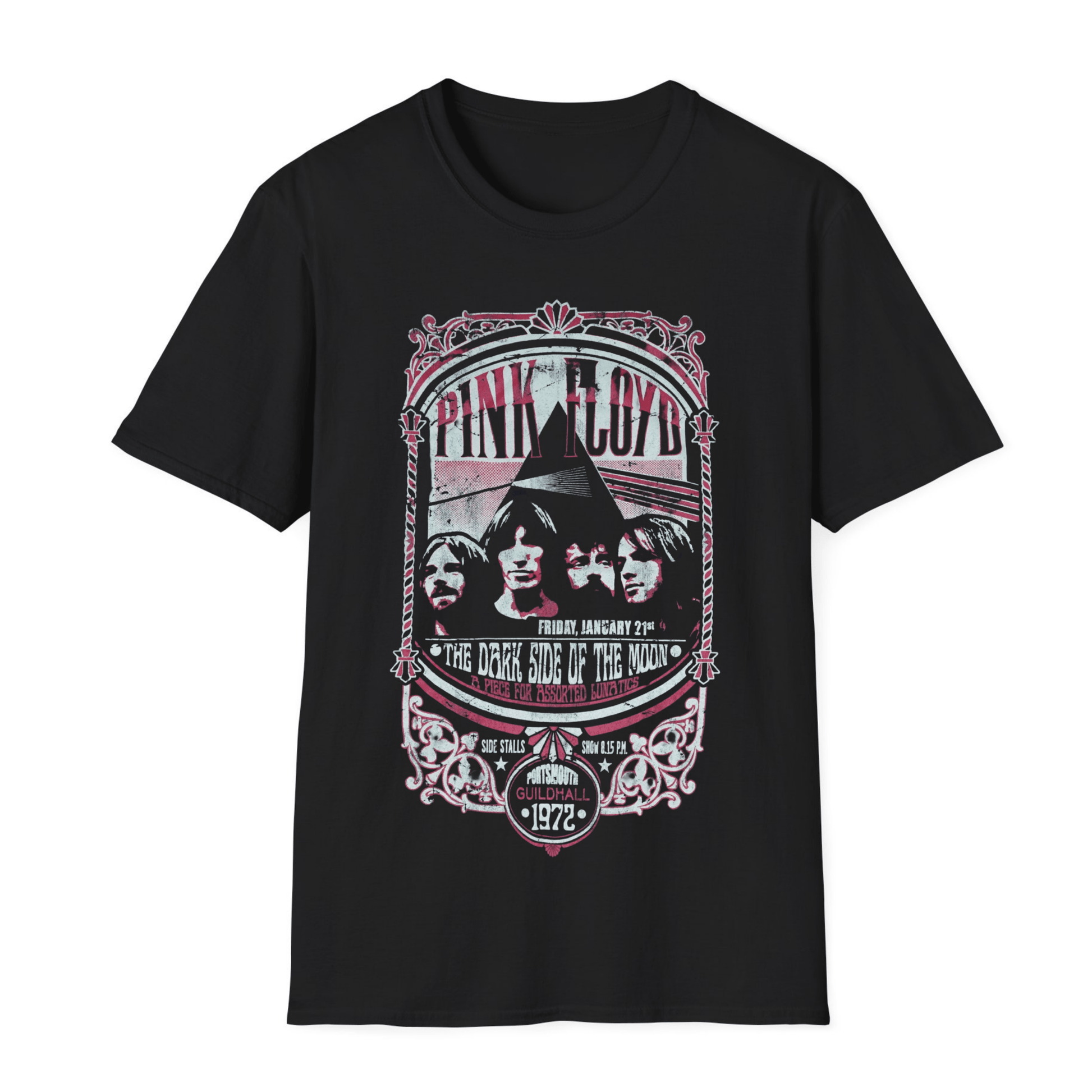 Pink Floyd Dark Side Of The Moon Tour Poster T-Shirt - 20Pink Floyd Dark Side Of The Moon Tour Poster T-Shirt