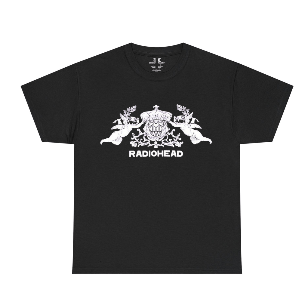 Radiohead Bearhead Crest Front & Back Print T-shirt - 20Radiohead Bearhead Crest Front & Back Print T-shirt