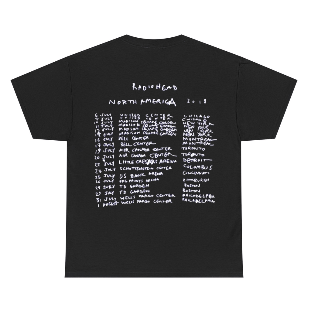 Radiohead Bearhead Crest Front & Back Print T-shirt - 20Radiohead Bearhead Crest Front & Back Print T-shirt