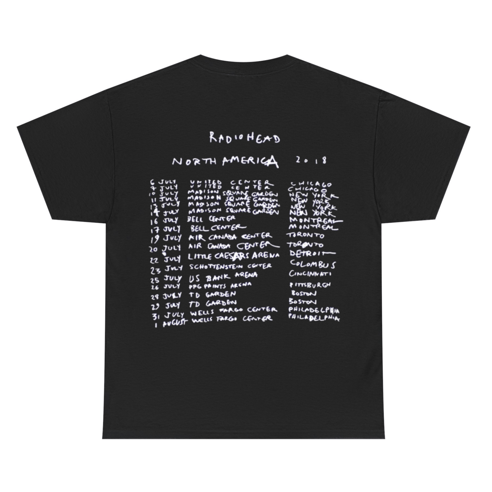 Radiohead Bearhead Crest Front & Back Print T-shirt - 20Radiohead Bearhead Crest Front & Back Print T-shirt